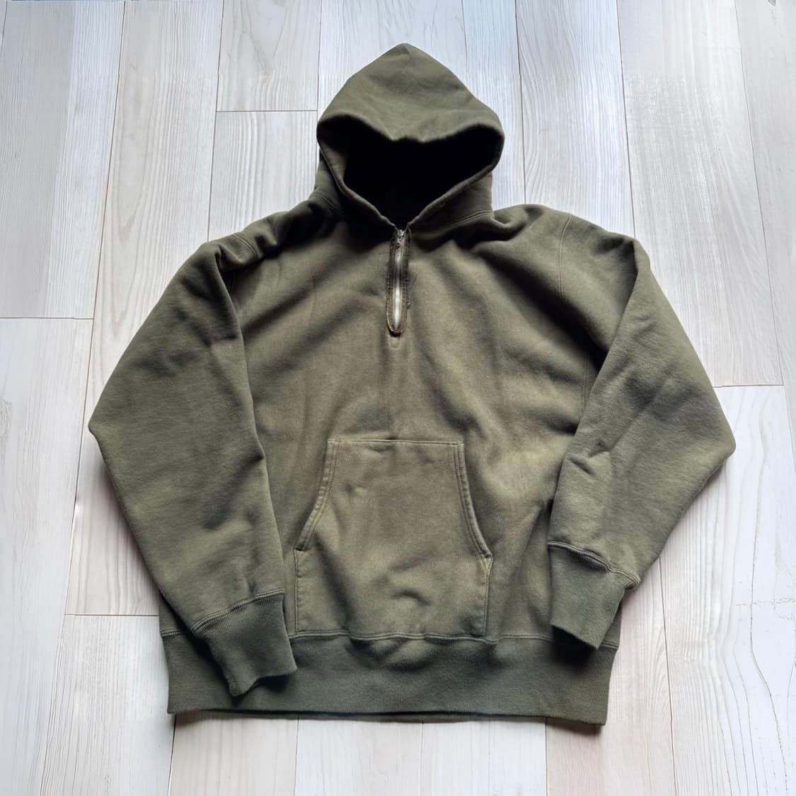 25ss VINTAGE HALF ZIP SWEAT HOODIE 상품이미지2