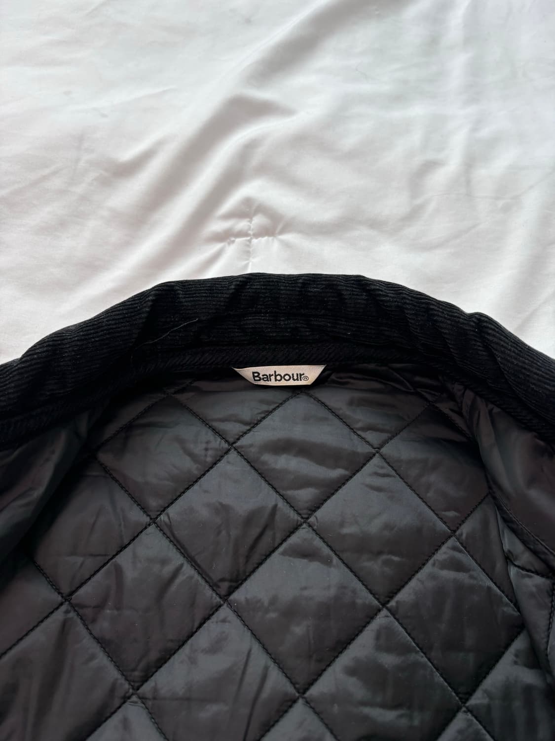 여성 바버 퀼팅 자켓 블랙 상품이미지4