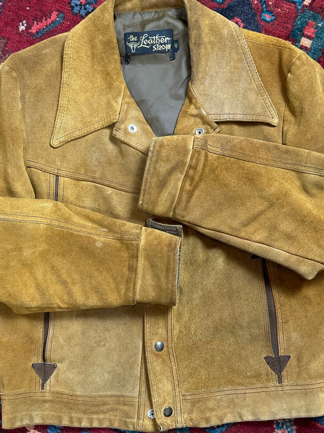 *RARE*70's 빈티지 시어스 스웨이드 웨스턴 자켓 빈티지 레더 자켓 상품이미지8