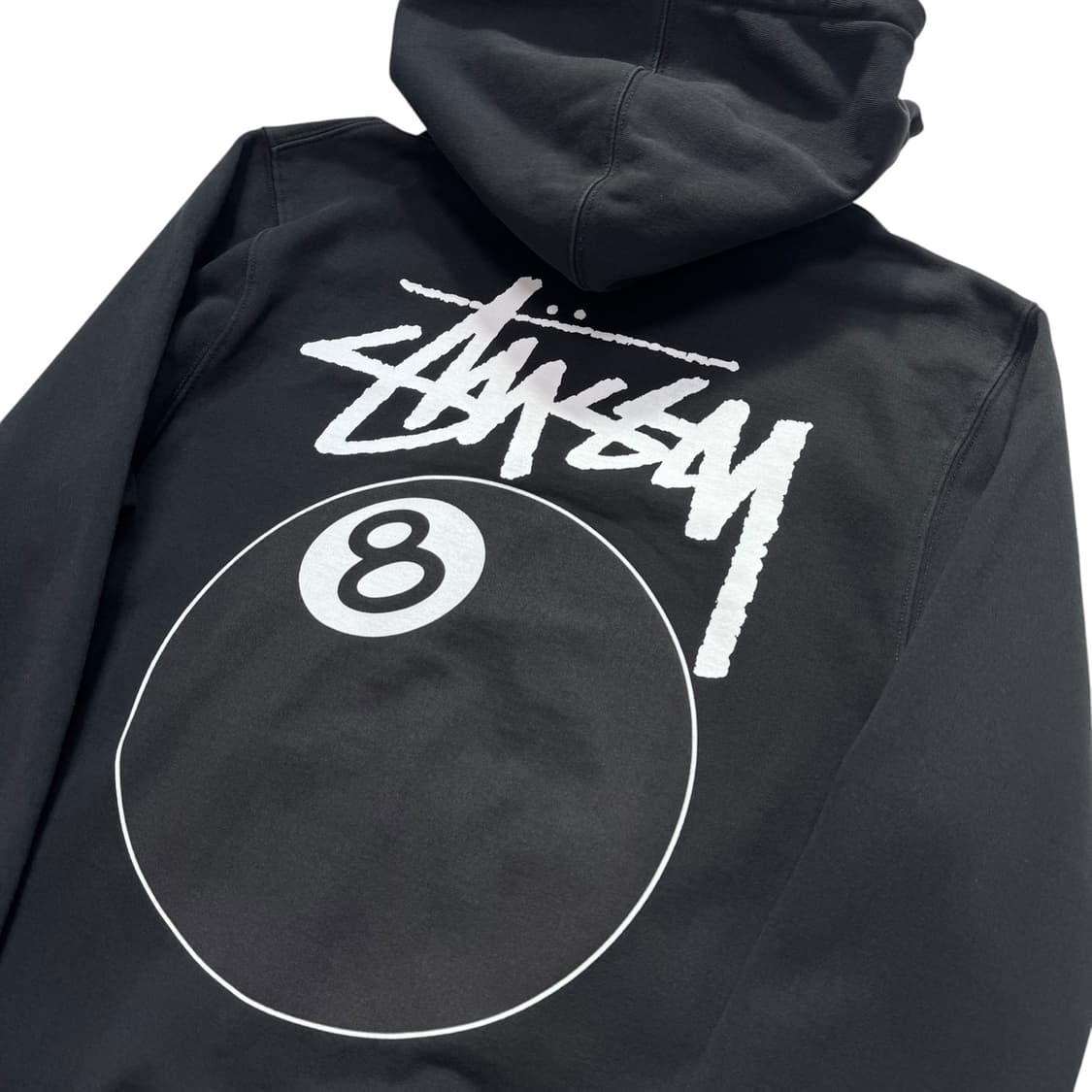 정품 스투시 8볼 블랙 후드티 상품이미지1