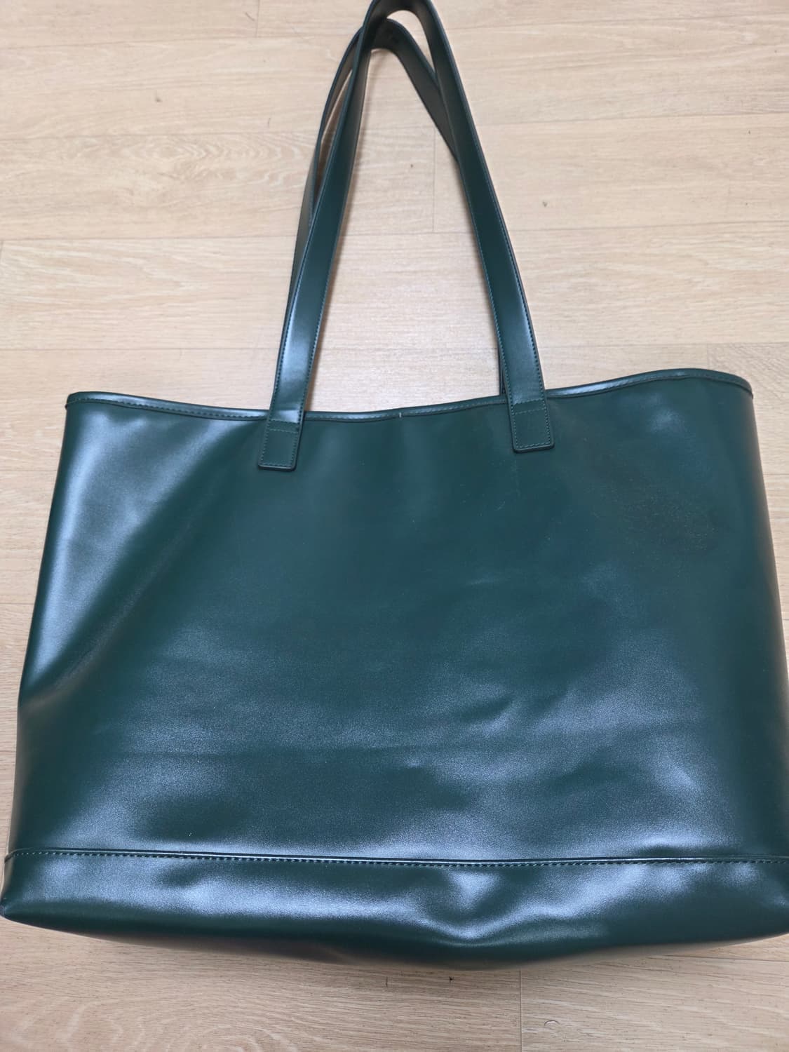 가죽 그린 토트백 상품이미지4