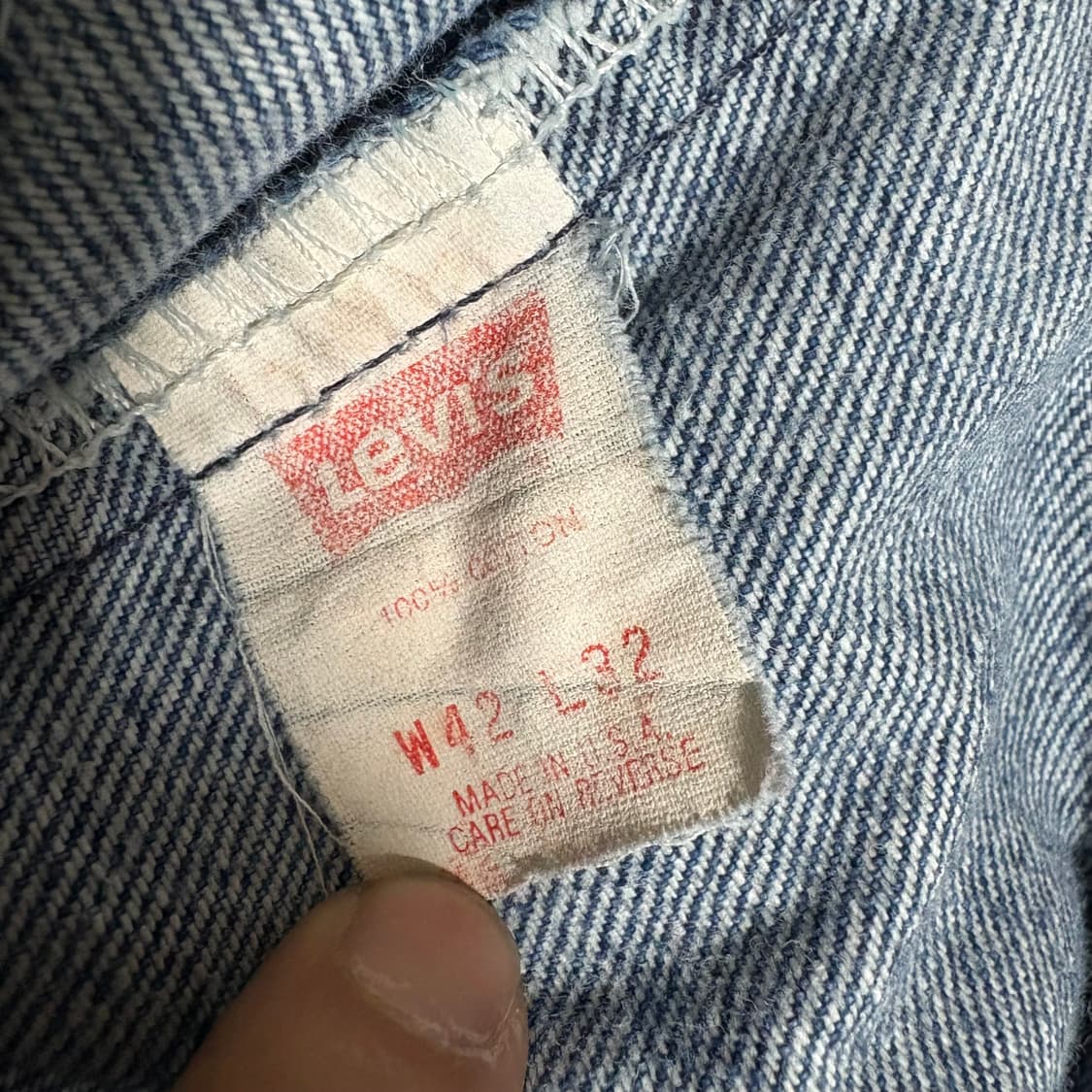 90s 리바이스 517 부츠컷 플레어 데님 팬츠 42/32 (36-38) 상품이미지10