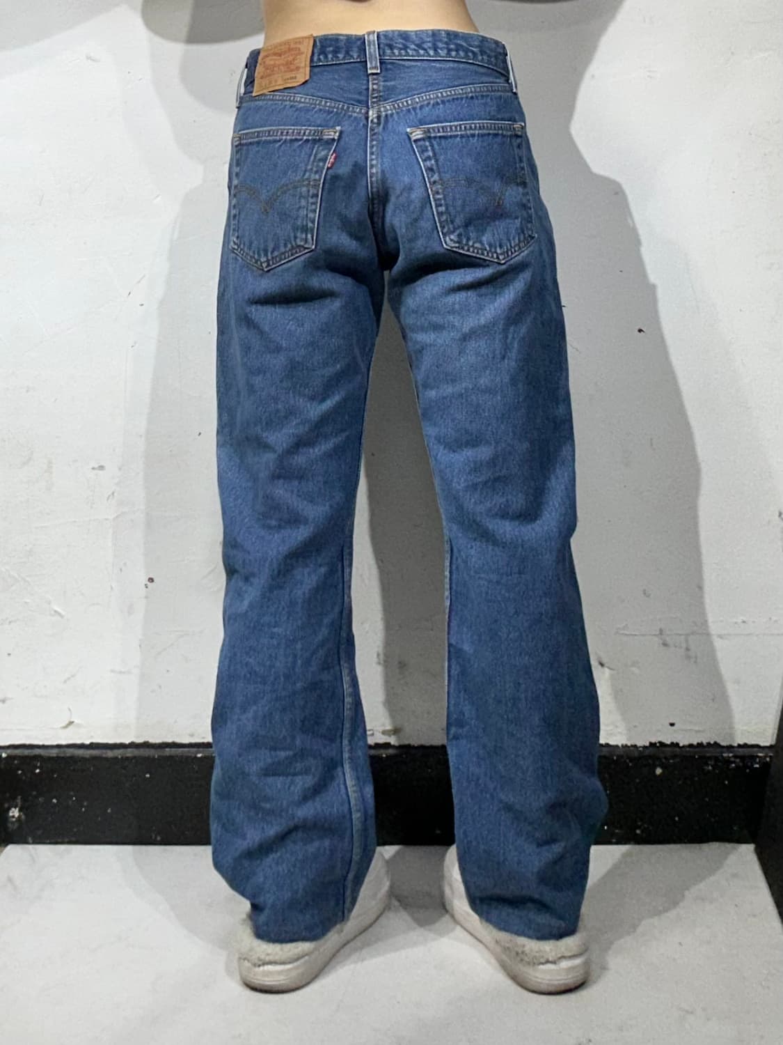 리바이스 501 x USA 중청 와이드 데님 팬츠 상품이미지3