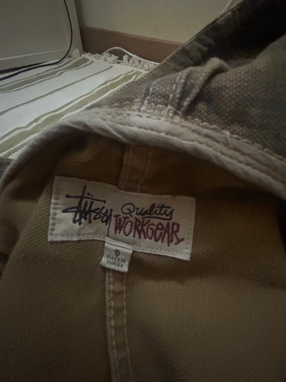 스투시 언라인드 플레이드 우니온 후드자켓 s사이즈 판매합미디 상품이미지4