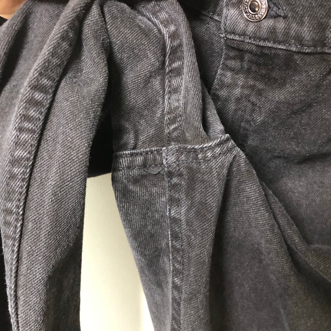 90s Made in USA 리바이스 오렌지탭 550 블랙 36 상품이미지8