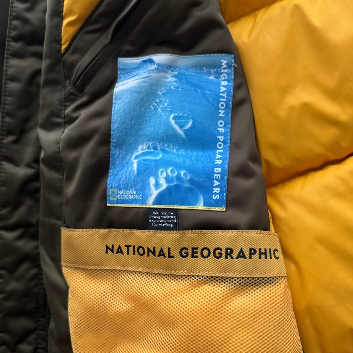 NATIONAL GEOGRAPHIC BOMBER JACKET 상품이미지4
