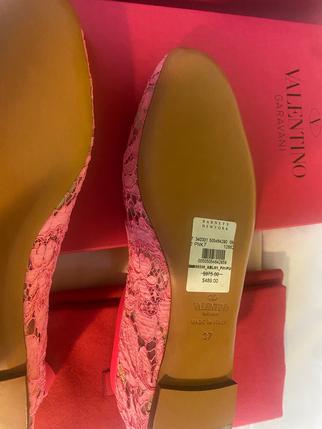 Valentino 발렌티노 정품 여성플랫단화 새상품 풀박스  37사이즈 상품이미지7