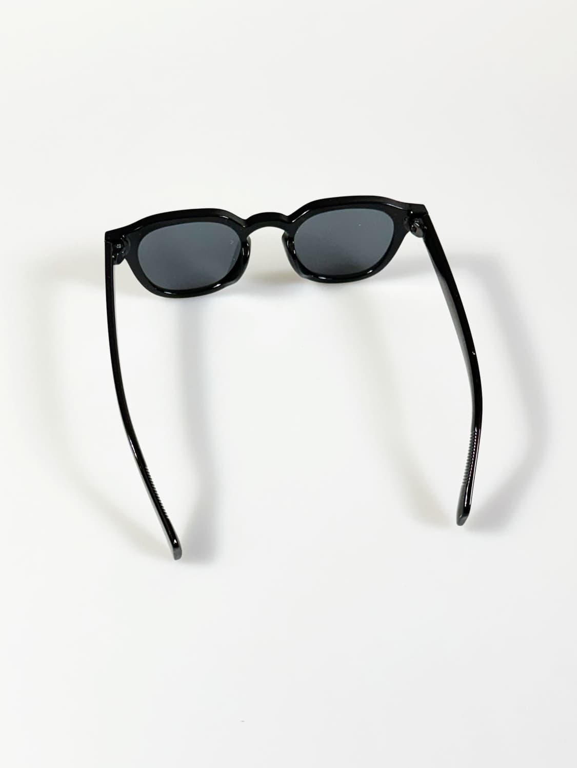 클래식 블랙 볼드 스퀘어 프레임 빈티지 선글라스 상품이미지5