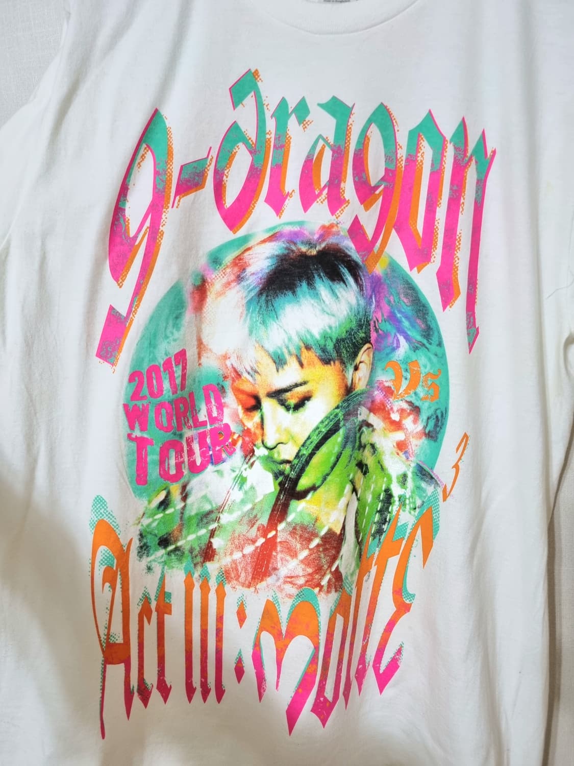 G-dragon 지드래곤 2017 월드투어 티셔츠  상품이미지3