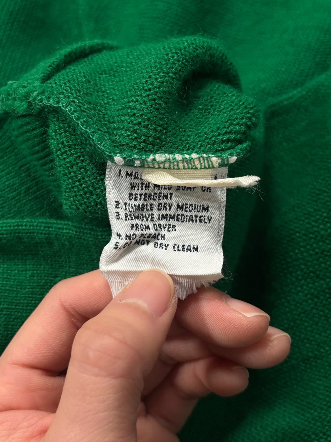 라코스테 그린 브이넥 니트 상품이미지7