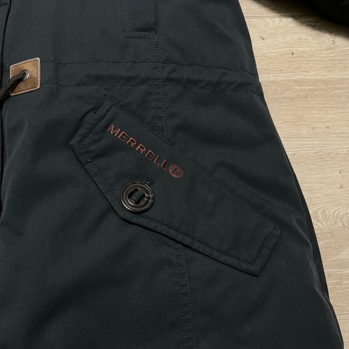 머렐 덕다운 후드 야상 롱패딩 점퍼 [다크 차콜] M/95 상품이미지4