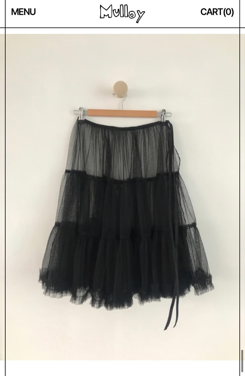 멀로이 레이어드 샤스커트 상품이미지1