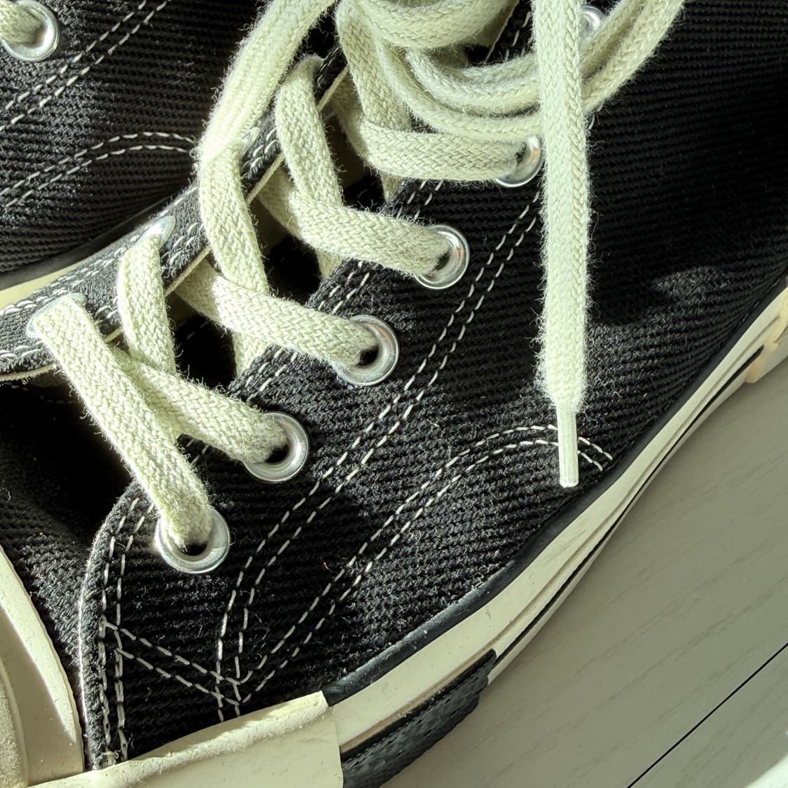 [295] 릭오웬스 컨버스 터보다크 블랙 상품이미지2