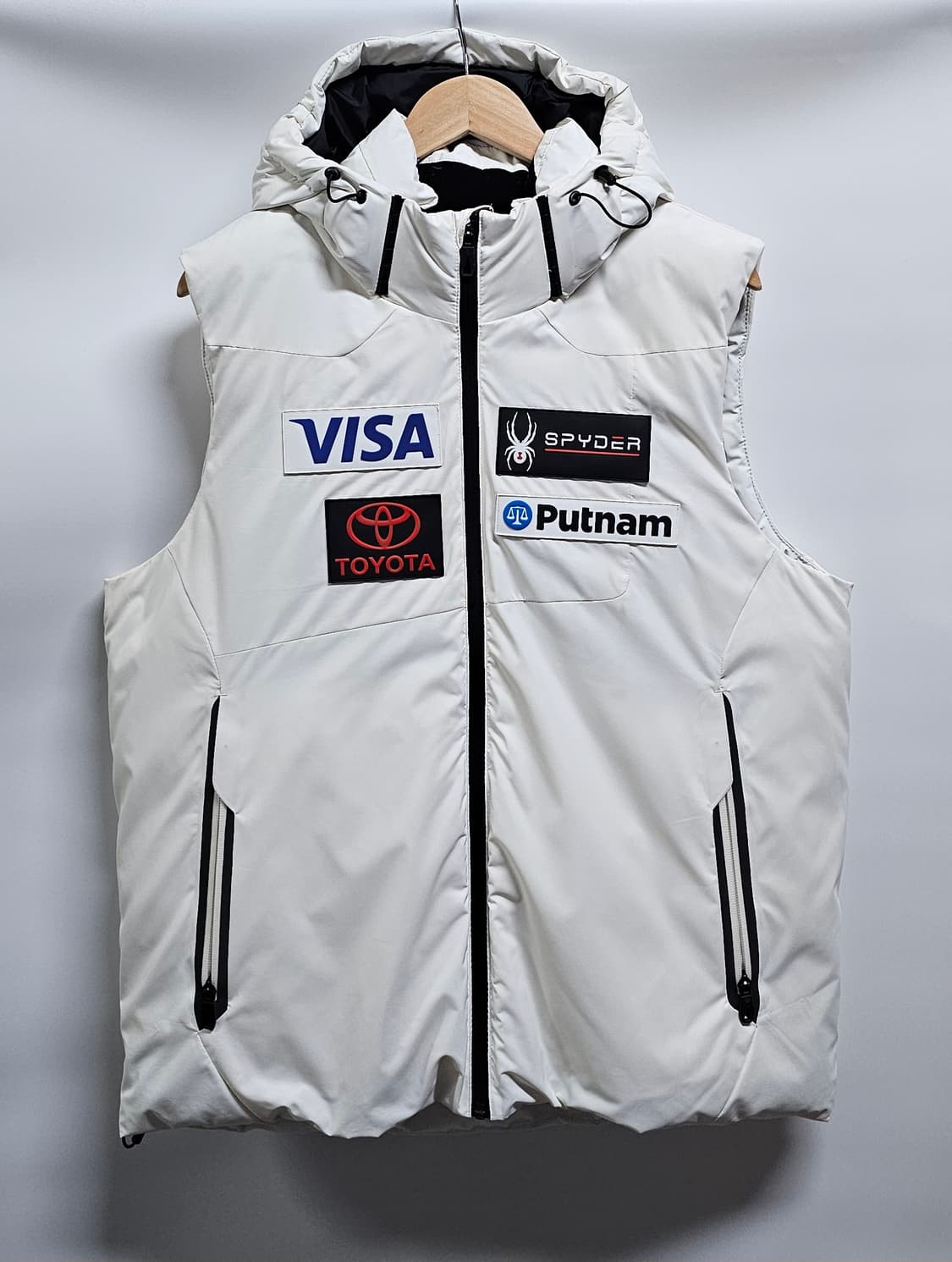 스파이더 US스키팀 덕다운 패딩조끼 XL 상품이미지1