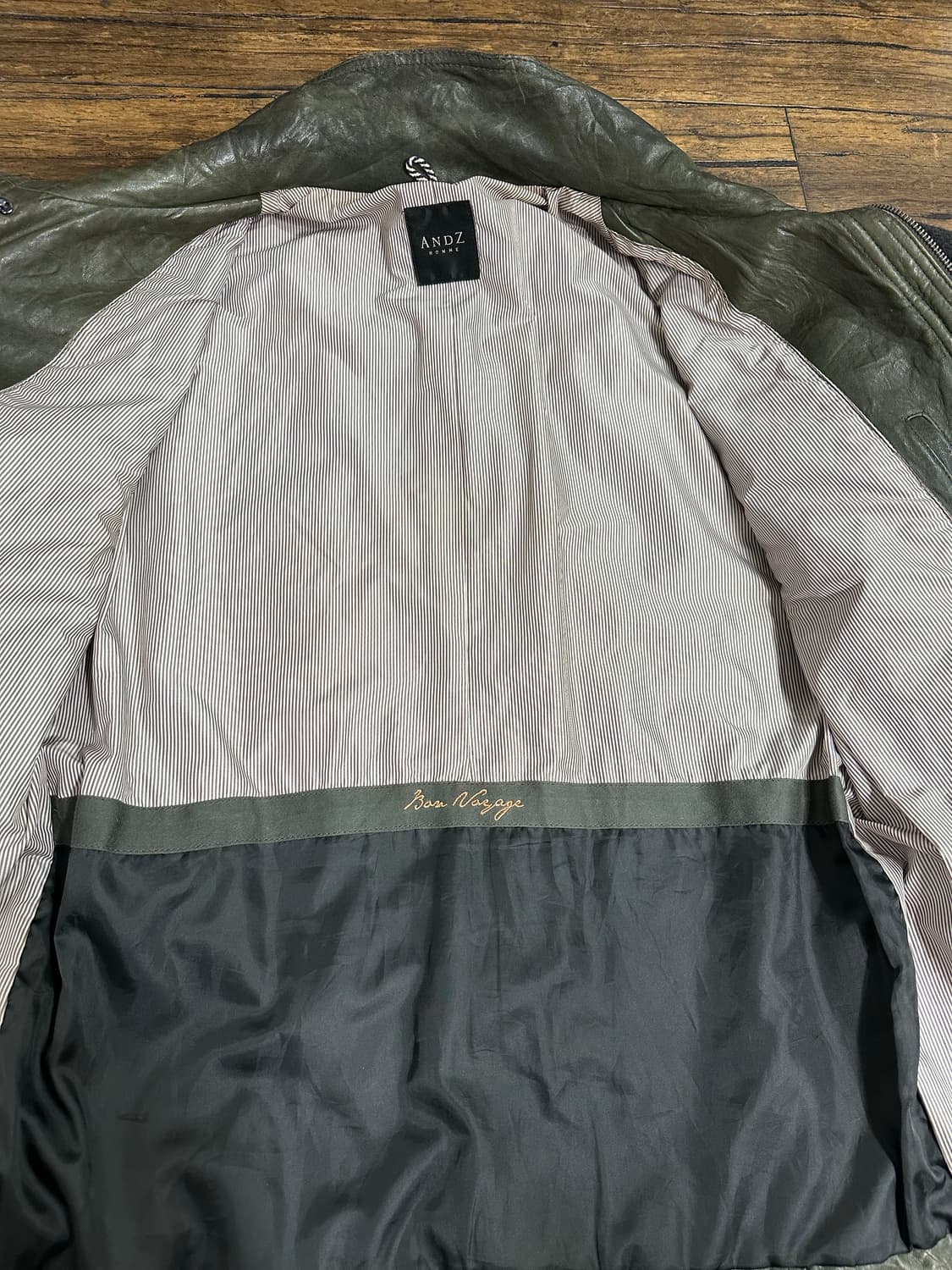 ZIOZIA 지오지아 양가죽 울 혼방 자켓 105 올드스쿨느낌 상품이미지7