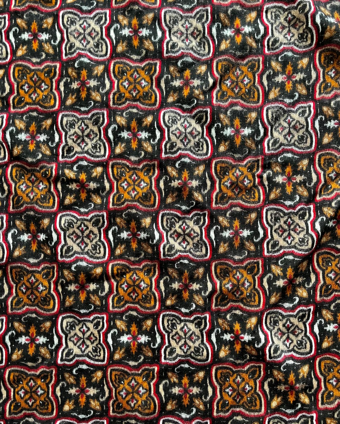 Jpn Vintage Native Pattern Wool Scarf 상품이미지5