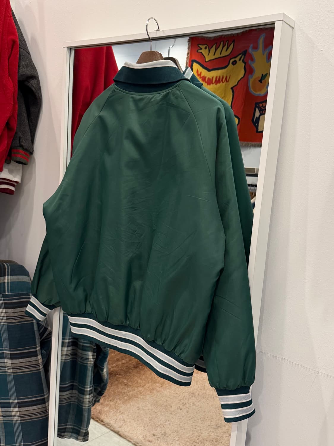 90s Nammet 빈티지 스타디움 새틴 자켓 (made in USA) 상품이미지5