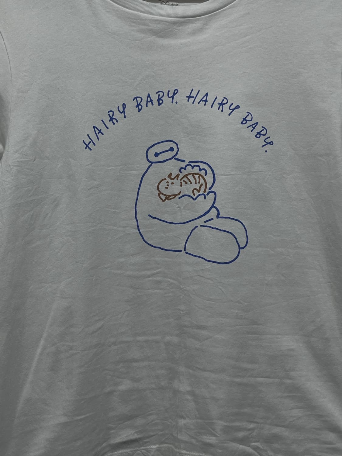 화이트 프린팅 반팔 상품이미지3