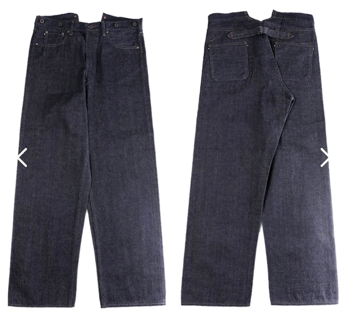 Nigel Cabourn 나이젤카본 레일맨 데님 팬츠 32s 상품이미지2