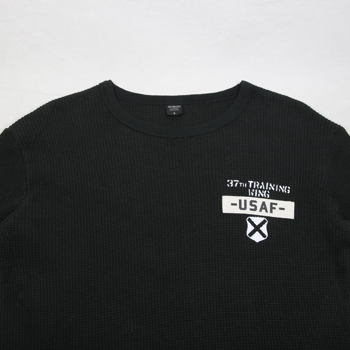 (착용컷) AVIREX 와플 티셔츠 (남성용 100) 상품이미지5