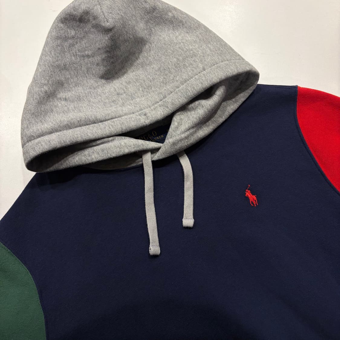 [M] 폴로 랄프로렌 컬러블록 스웻 후드티 C617 상품이미지3
