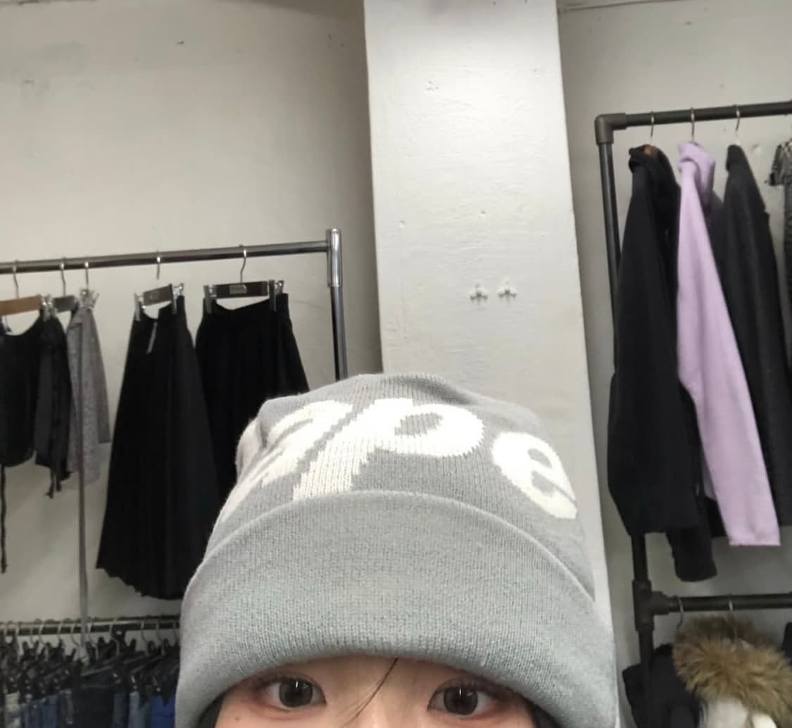 베이프 그레이 비니 상품이미지1