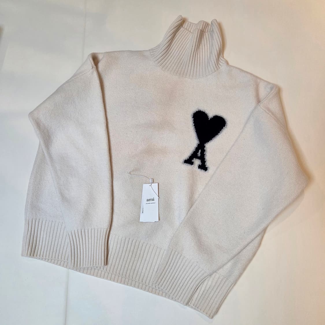 아미 인타르시아 니트 터틀넥 상품이미지1