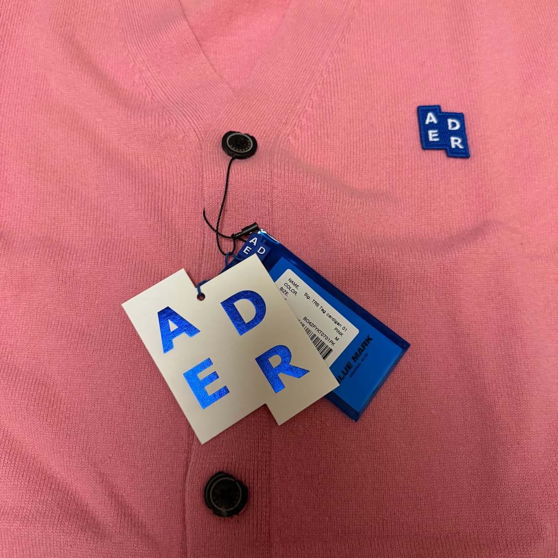 Ader Error 아더에러 가디건 핑크 M 상품이미지3