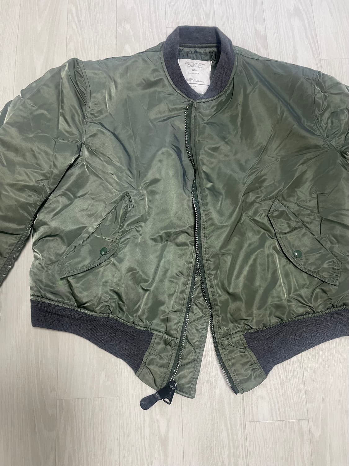 알파인더스트리 ma-1 XL 건담 컬러 100-105 빈티지 상품이미지1