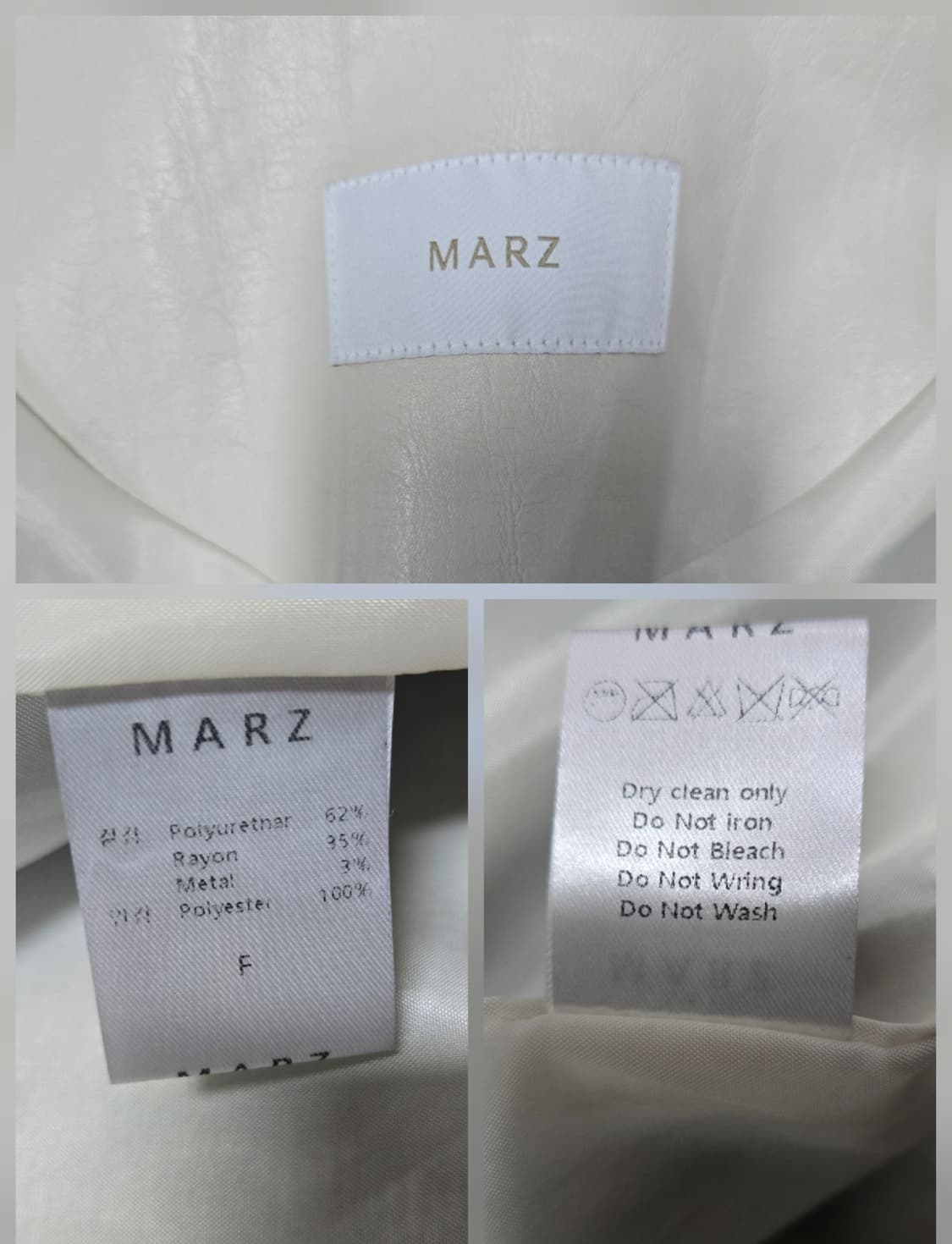 MARZ 마즈 레더자켓 오버핏 자켓 상품이미지10
