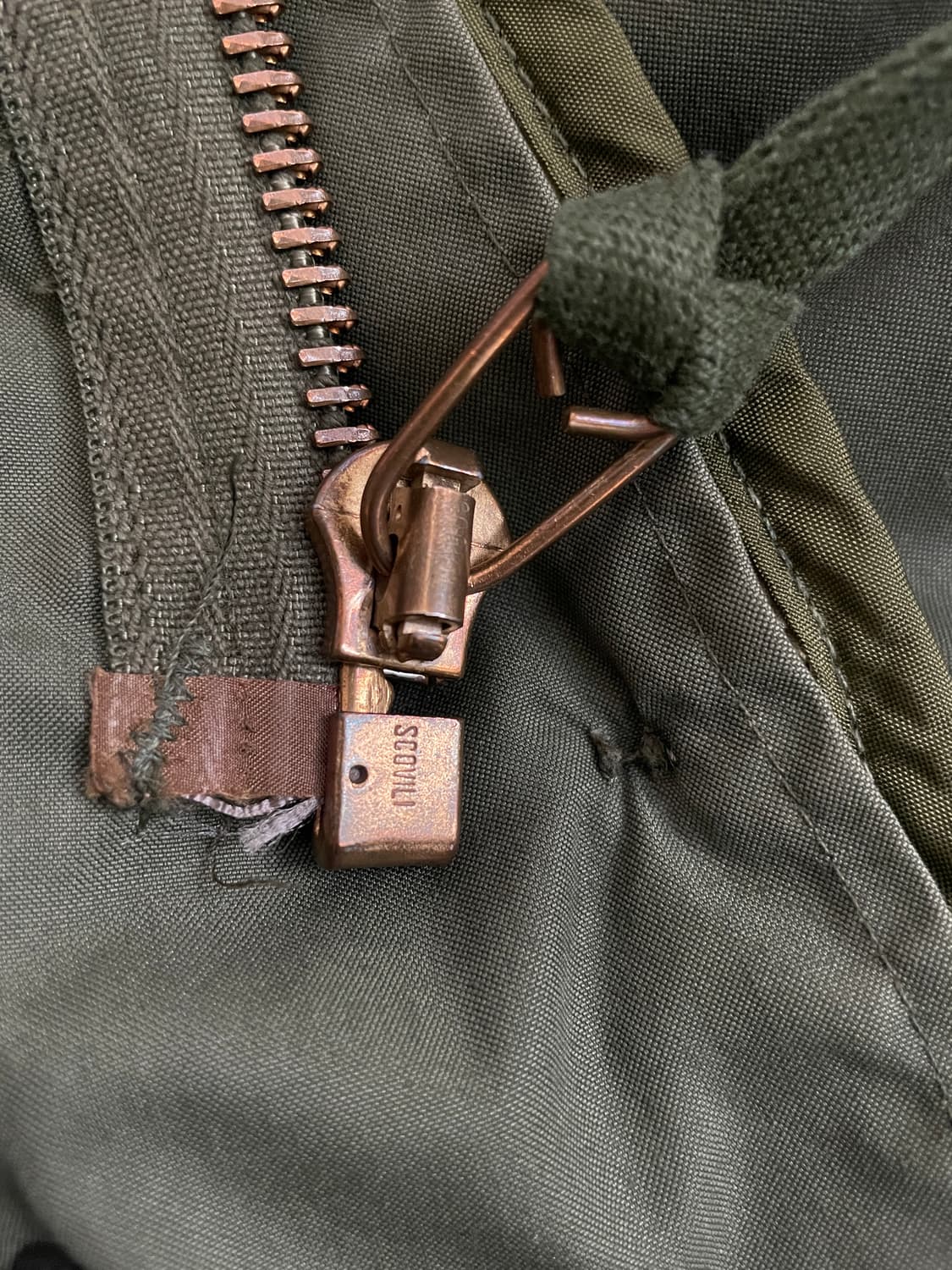 70's 후반 피쉬테일 개파카 상품이미지8