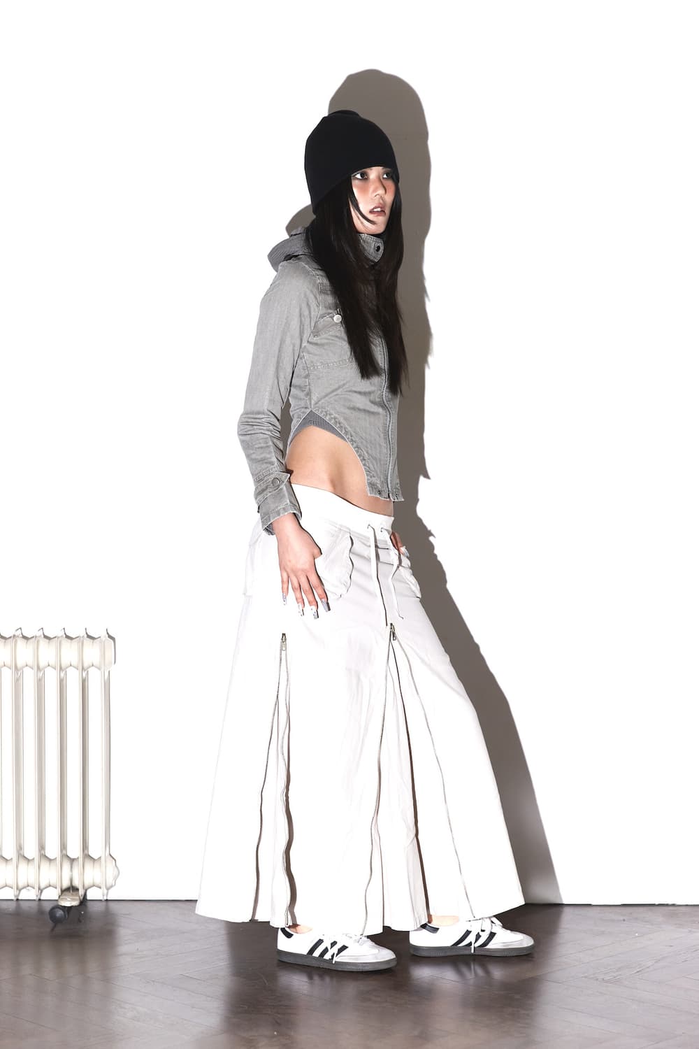 딥인블루 07 BODYSUIT JACKET 바디수트 자켓 카키 그레이 상품이미지1