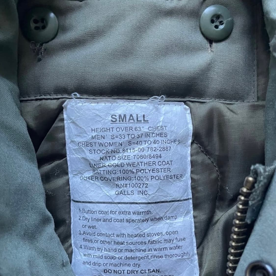 GALLS M65 original field jacket 상품이미지3