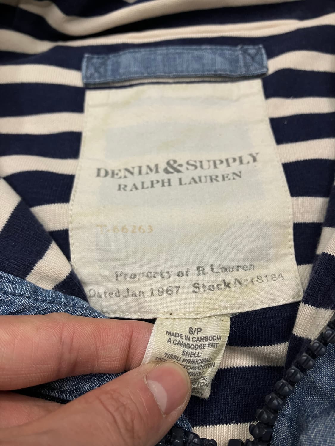 폴로 랄프롤렌 데님 서플라이 페인팅 데님 자켓 상품이미지9