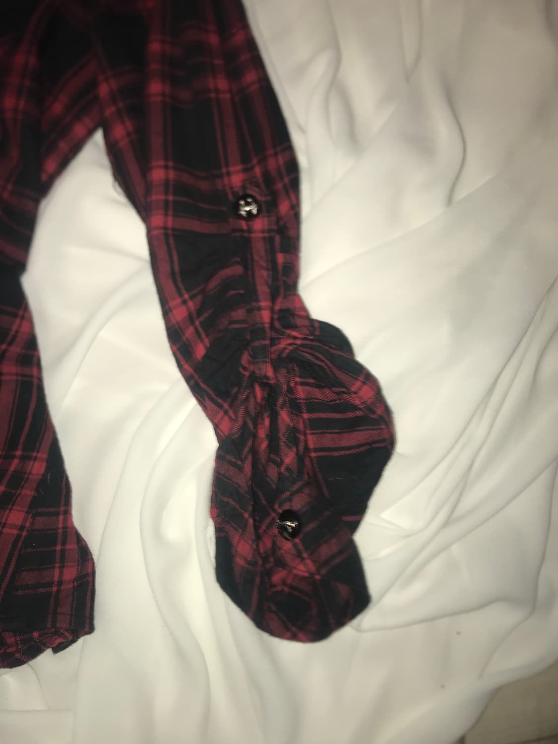 펑크 체크 레이스 셔츠 상품이미지2