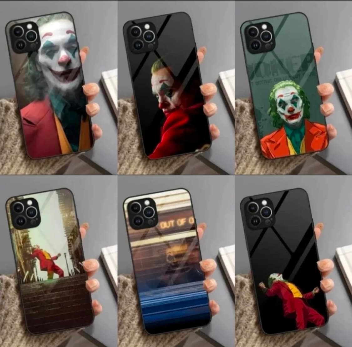 아이폰 호아킨피닉스 조커 강화유리 케이스 6종 상품이미지1