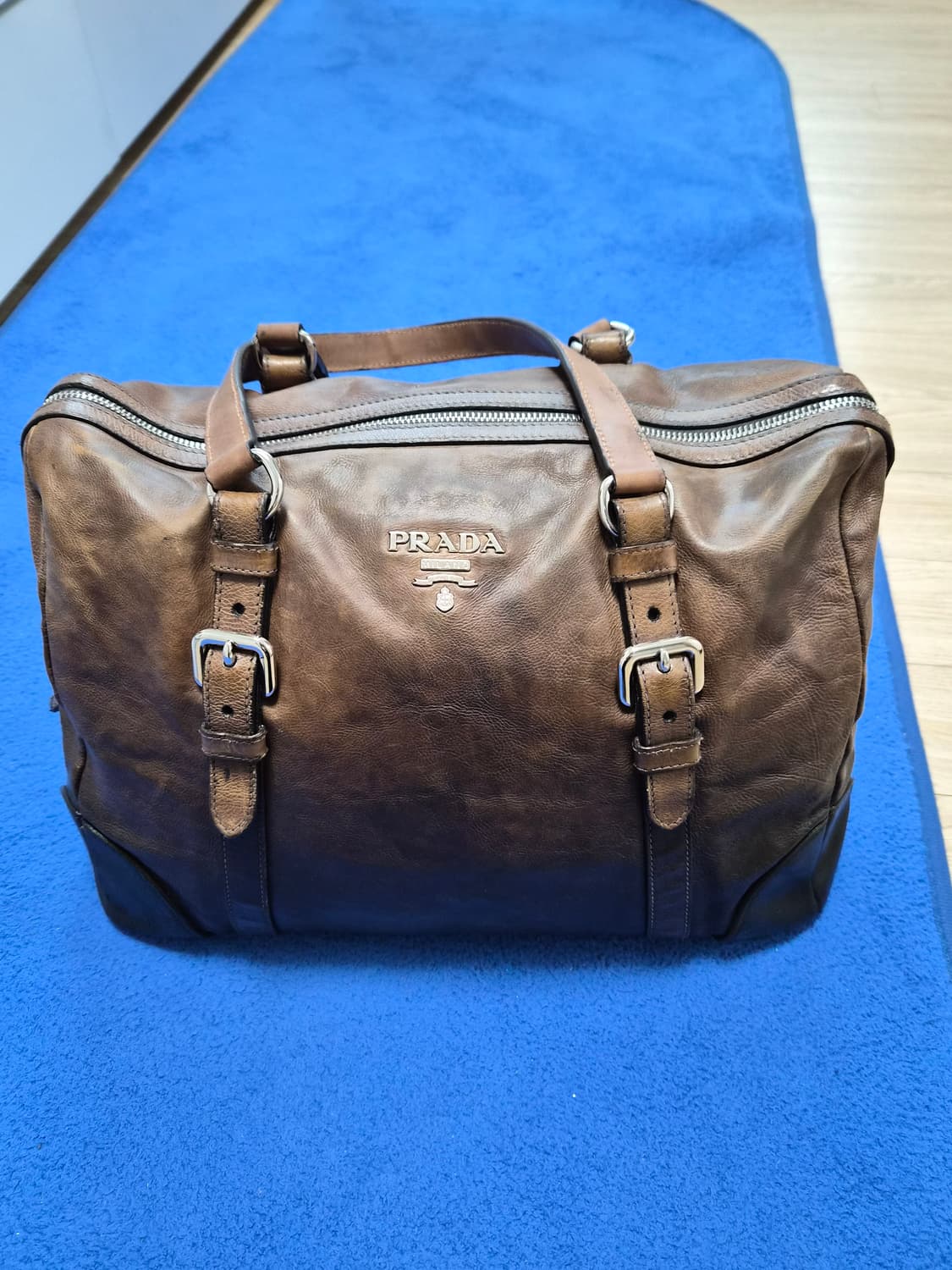 빈티지 프라다 브라운 토트/더플백 상품이미지8