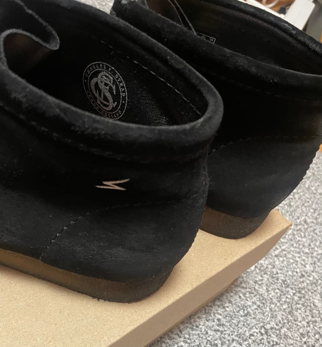 270 클락스 & 언더커버 왈라비 부츠 블랙 색상 Clacks Under 상품이미지6