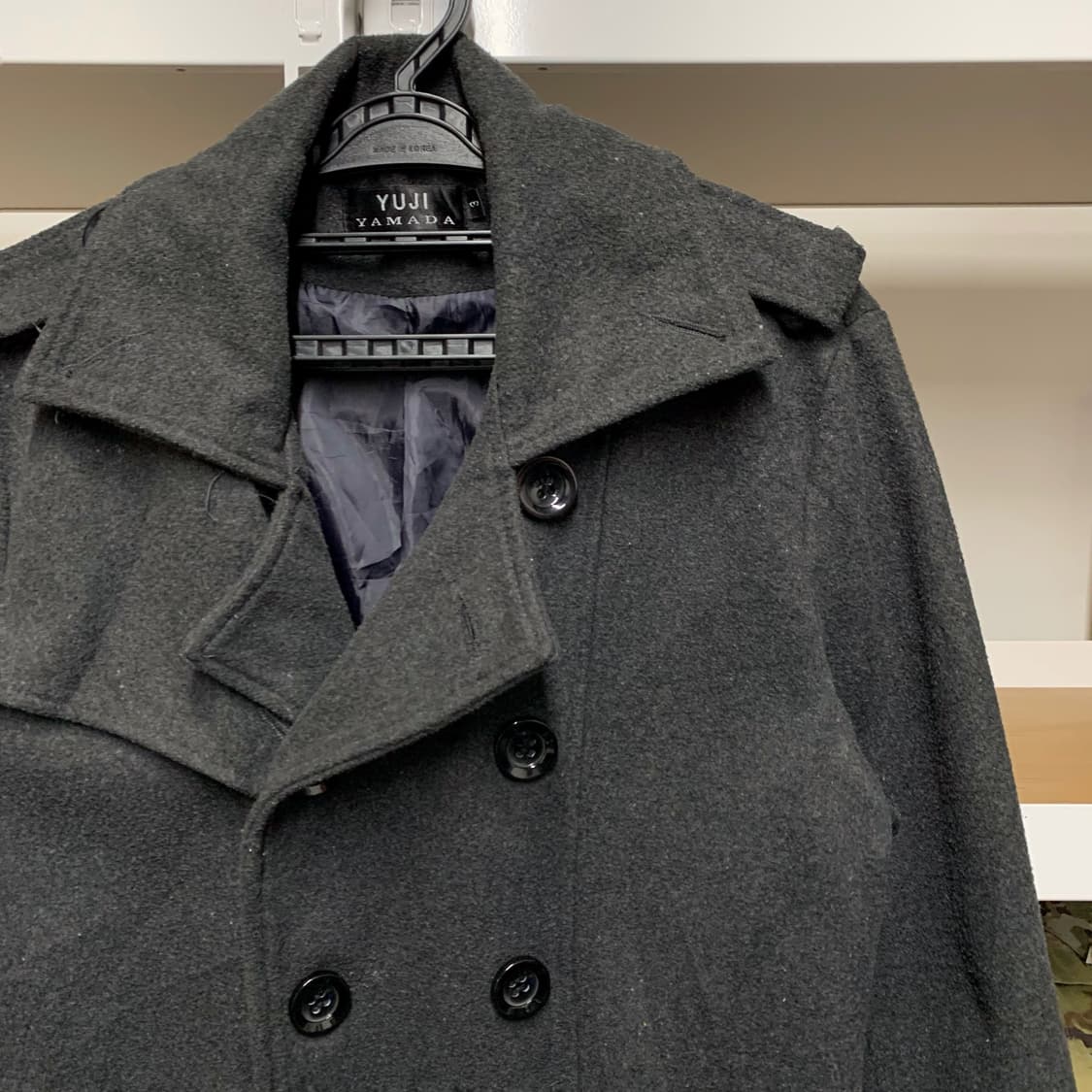 [M] 유지 야마다 울 더블피코트 상품이미지1