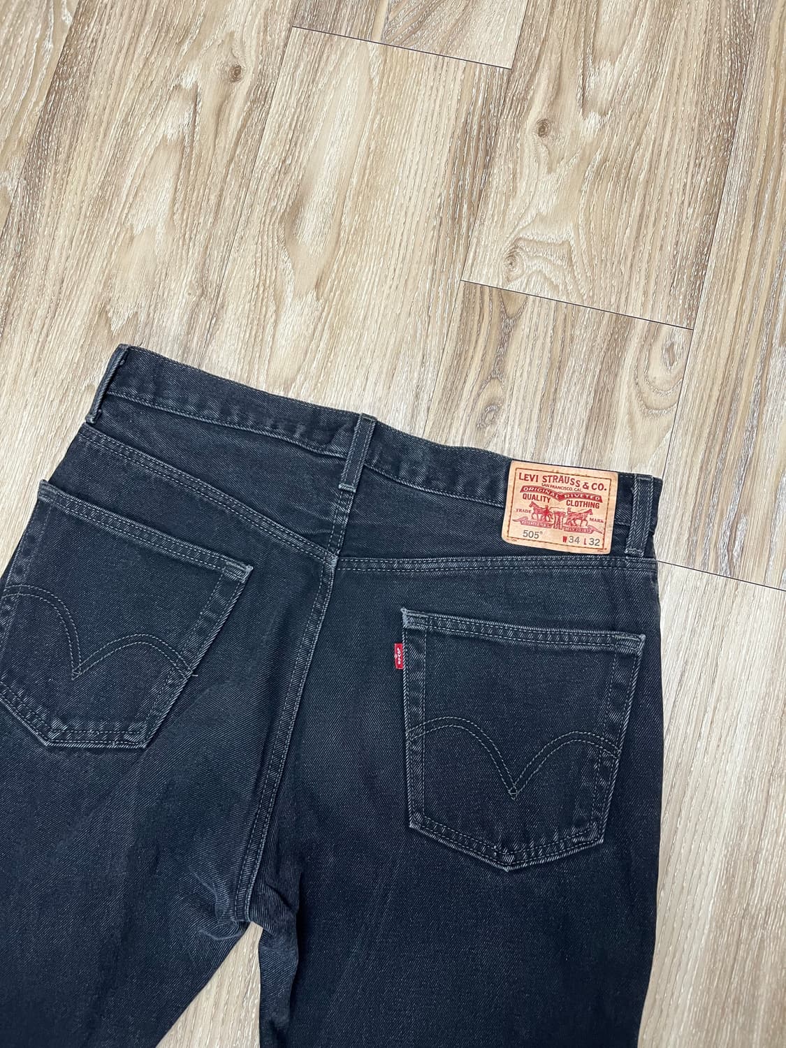 00s 리바이스 505 흑청바지 34 상품이미지2