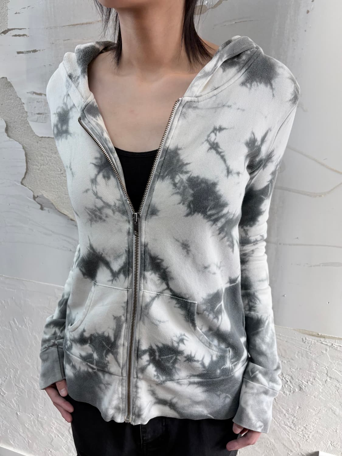 Tie-Dye Hooded Zip-Up 상품이미지2
