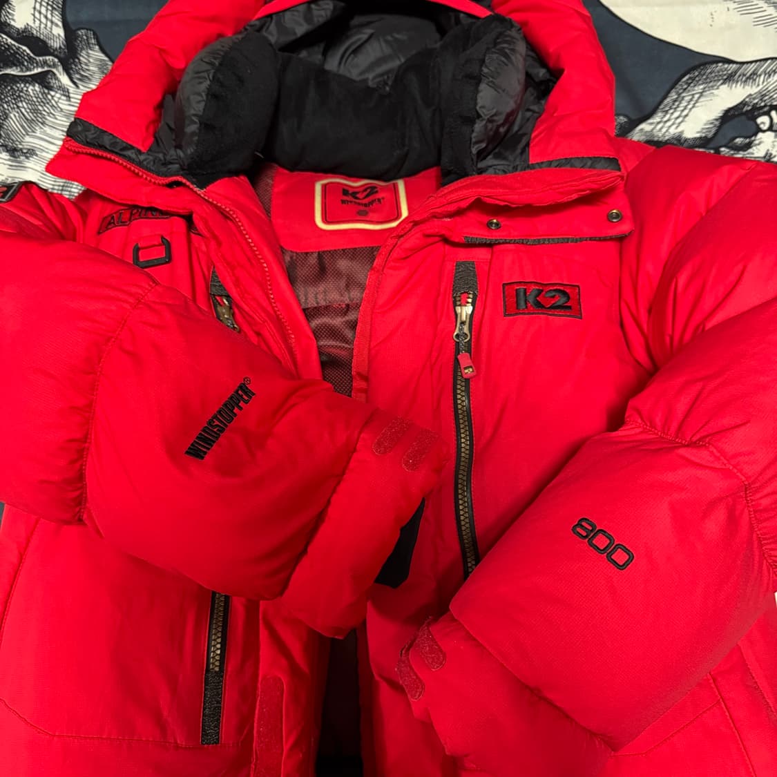 K2 케이투 알파인 패딩 800  95사이즈 대장패딩 상품이미지6