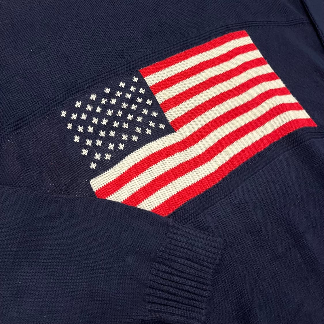 빈티지 성조기 니트 (110) 상품이미지4