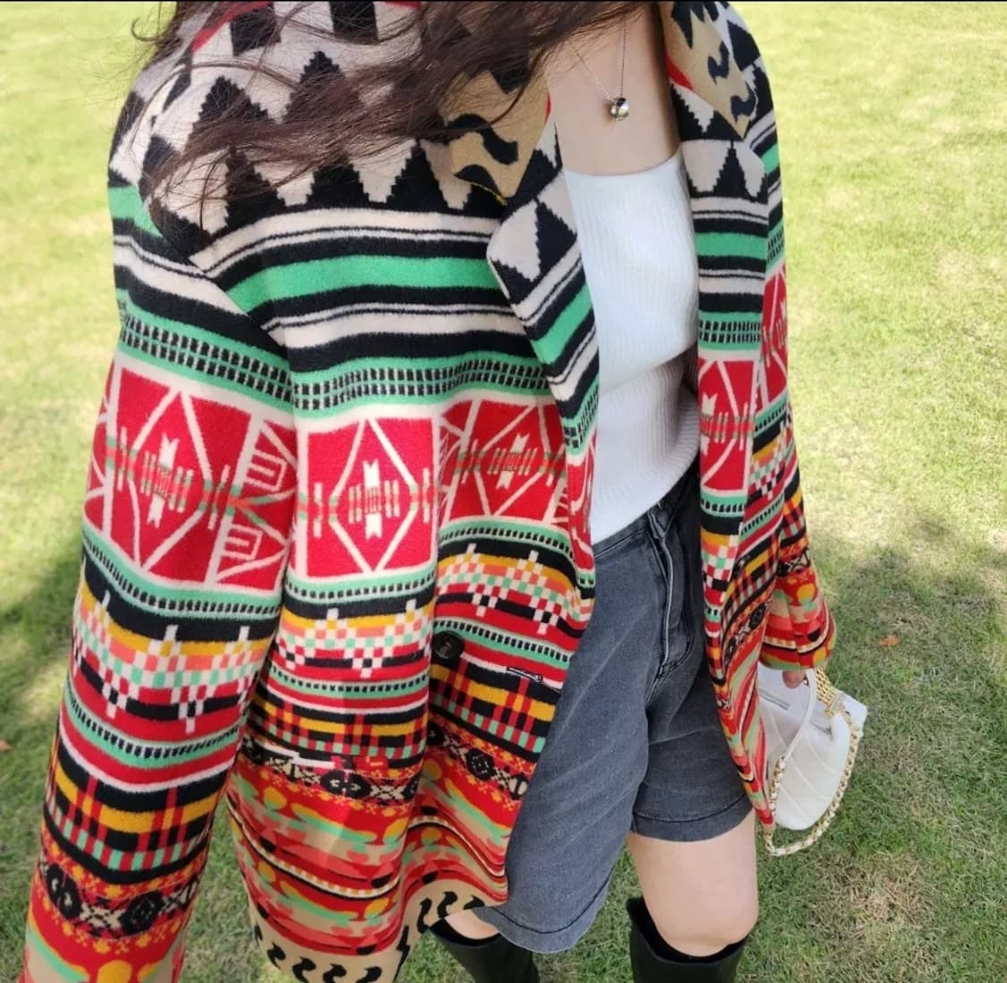 에트로 여성 멀티 프린팅 더블코트 42  새제품 상품이미지2