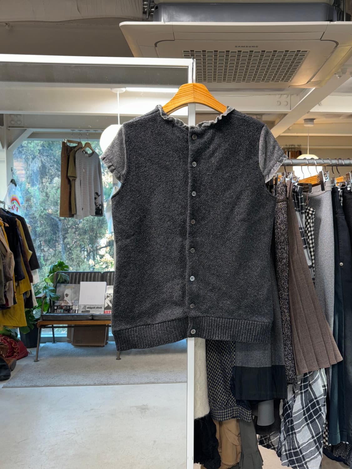 아츠로 타야마 램스울 니트탑 상품이미지2