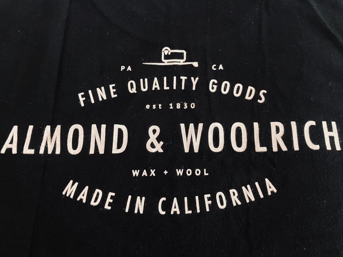 미국 서핑 브랜드 알몬드 x 울리치 협업 티셔츠 XL 서프 빈티지 상품이미지3