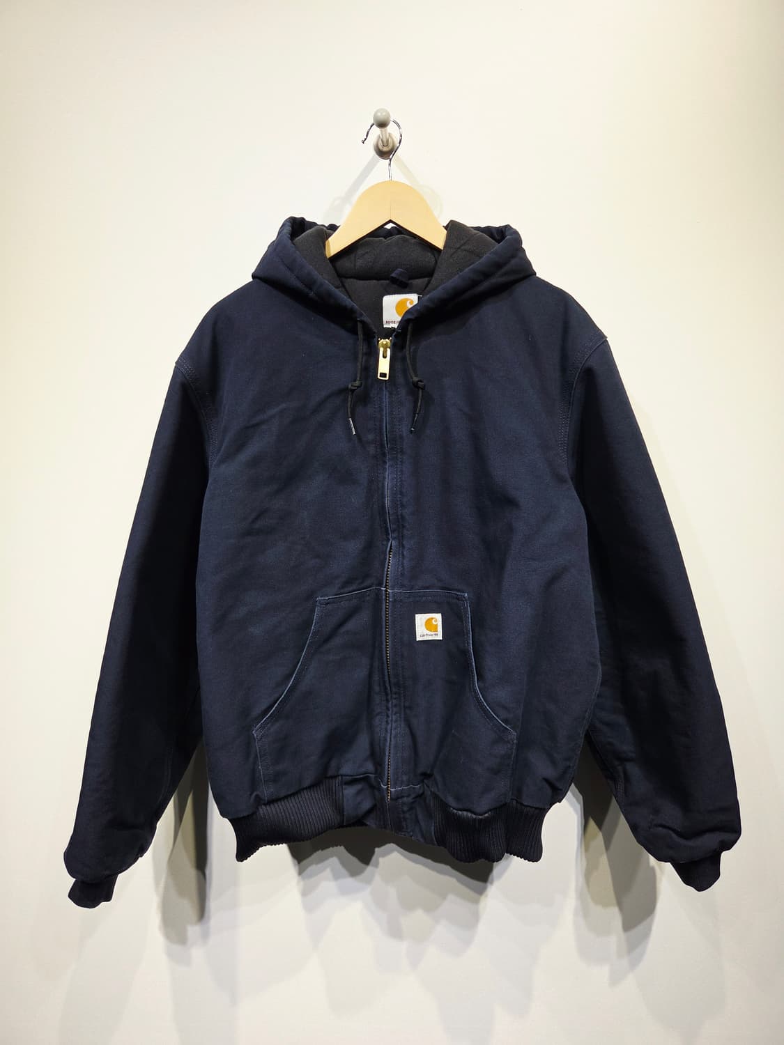 칼하트 USA j140 네이비 덕 액티브 후드 자켓_M 상품이미지2