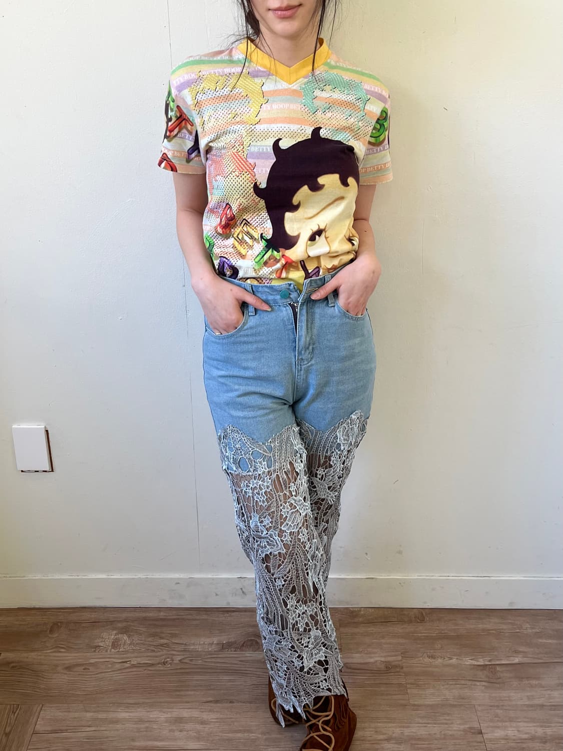 00‘s Betty Boop 레인보우 탑 상품이미지5