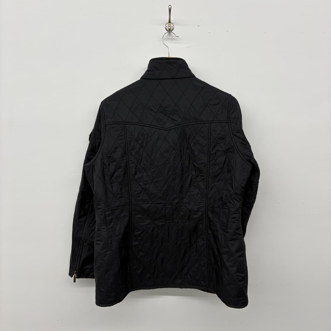 바버 퀼팅 자켓 블랙 남성 L 상품이미지5