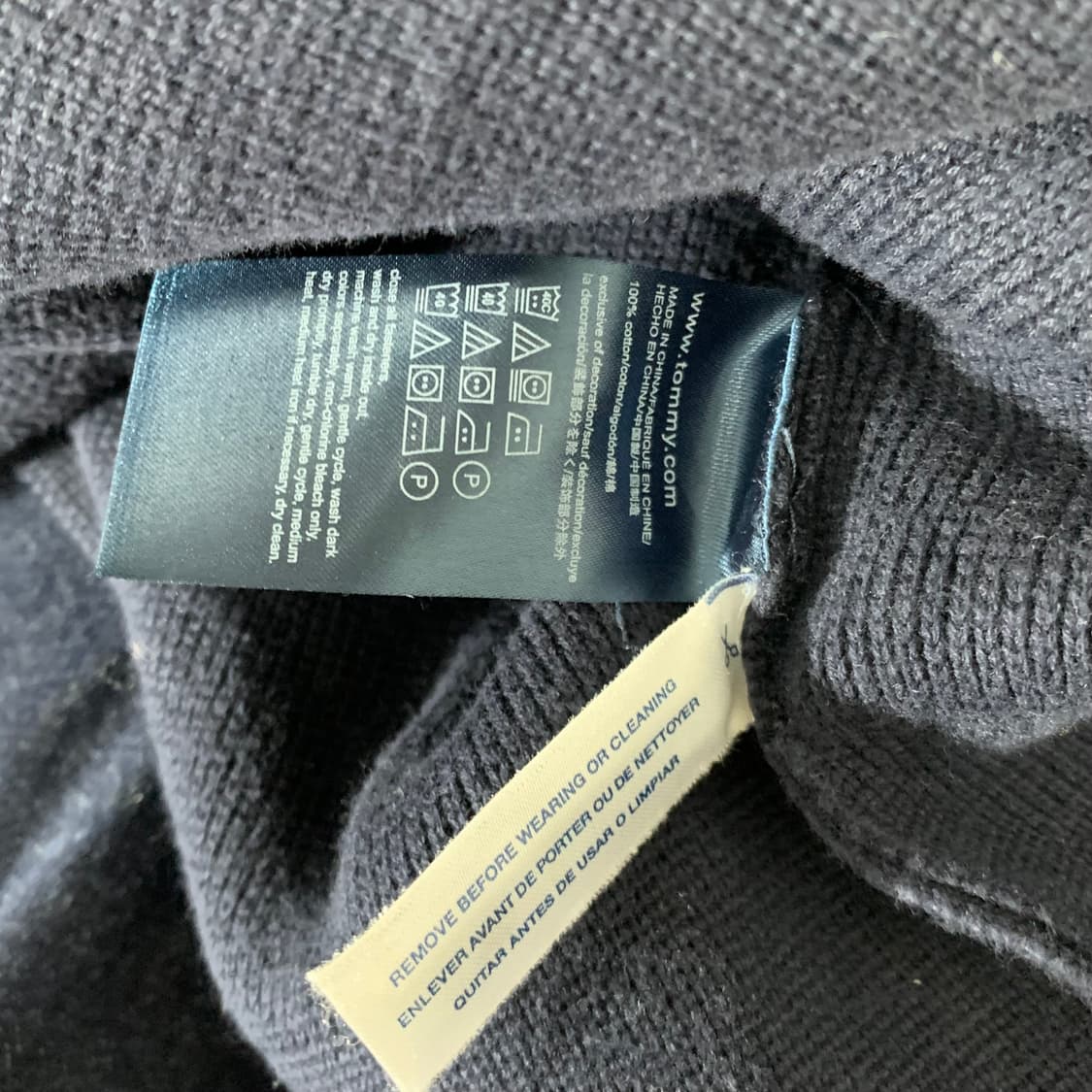 타미힐피거 투웨이 니트집업 상품이미지4